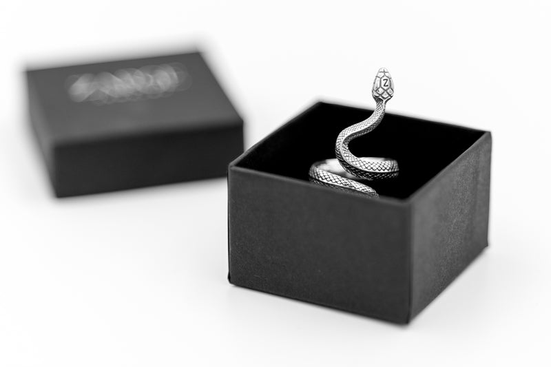 Serpente - Snake ring (Silver)