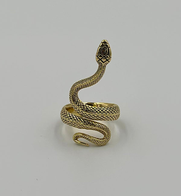 Serpente - Slange ring (Guld)