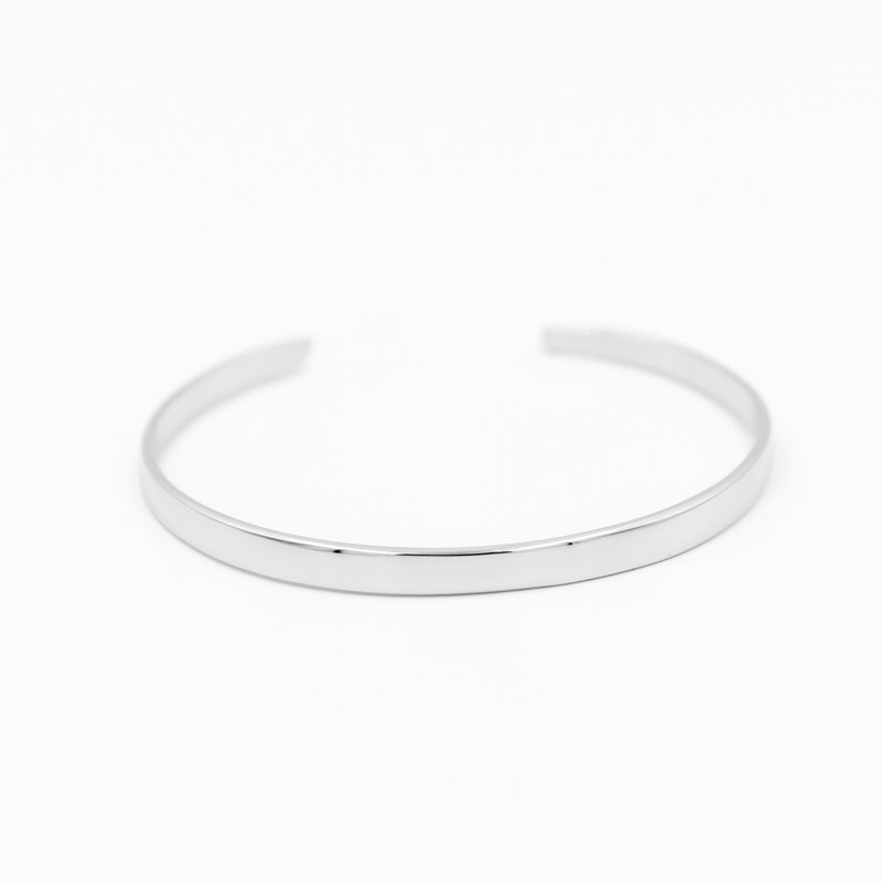 Linearte - Silver Bangle Bracelet