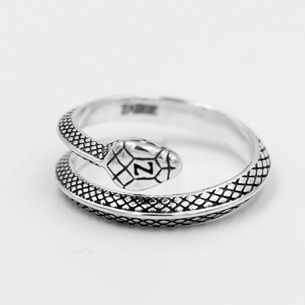 Serpentello - Small snake ring (Silver)