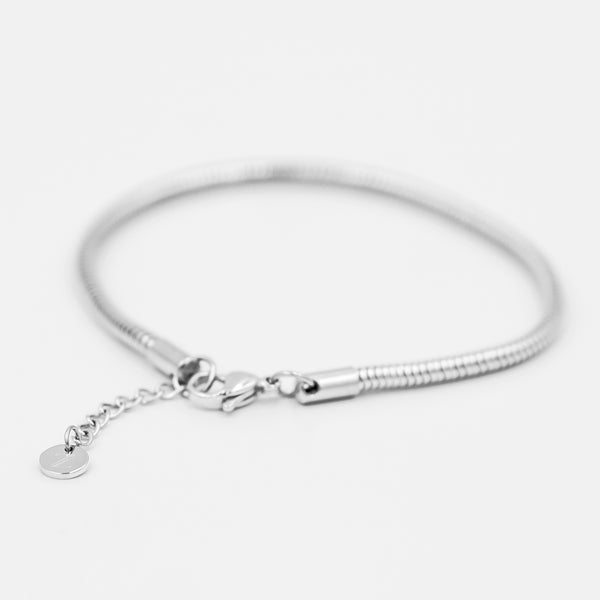 Catena - Snake Chain Bracelet (Silver) 