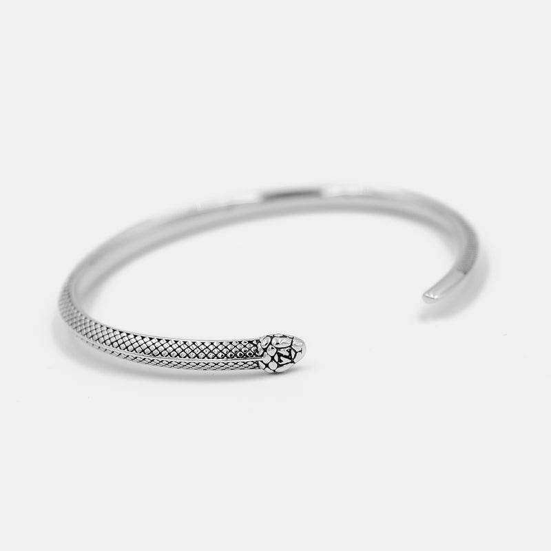 Serpentis - Silver Bangle Bracelet
