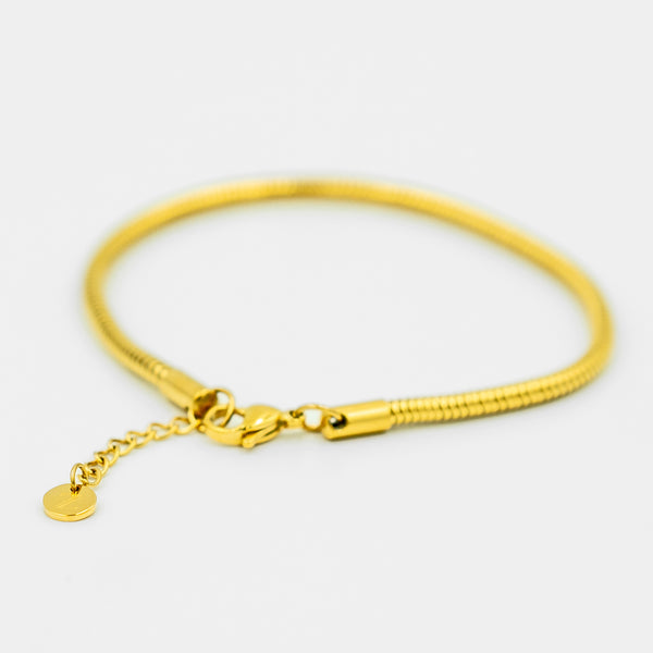 Catena - Snake Chain Bracelet (Gold Plated)