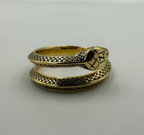 Serpentello - Lille Slange ring (Guld)