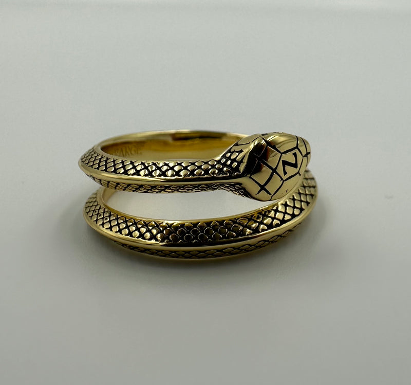 Serpentello - Small snake ring (Silver)