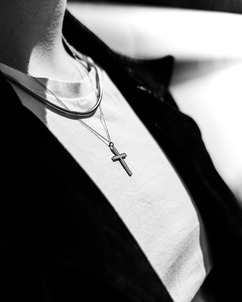 Croce - Cross Necklace (Silver)