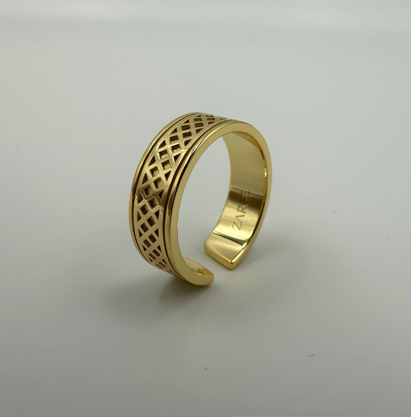 Grida - Woven Ring (Gold)