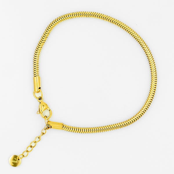 Catena - Snake Chain Bracelet (Gold Plated)
