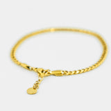 Cubano - Cuban Bracelet 3mm (Gold Plated)