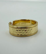 Martellata - Hammered Ring (Gold)