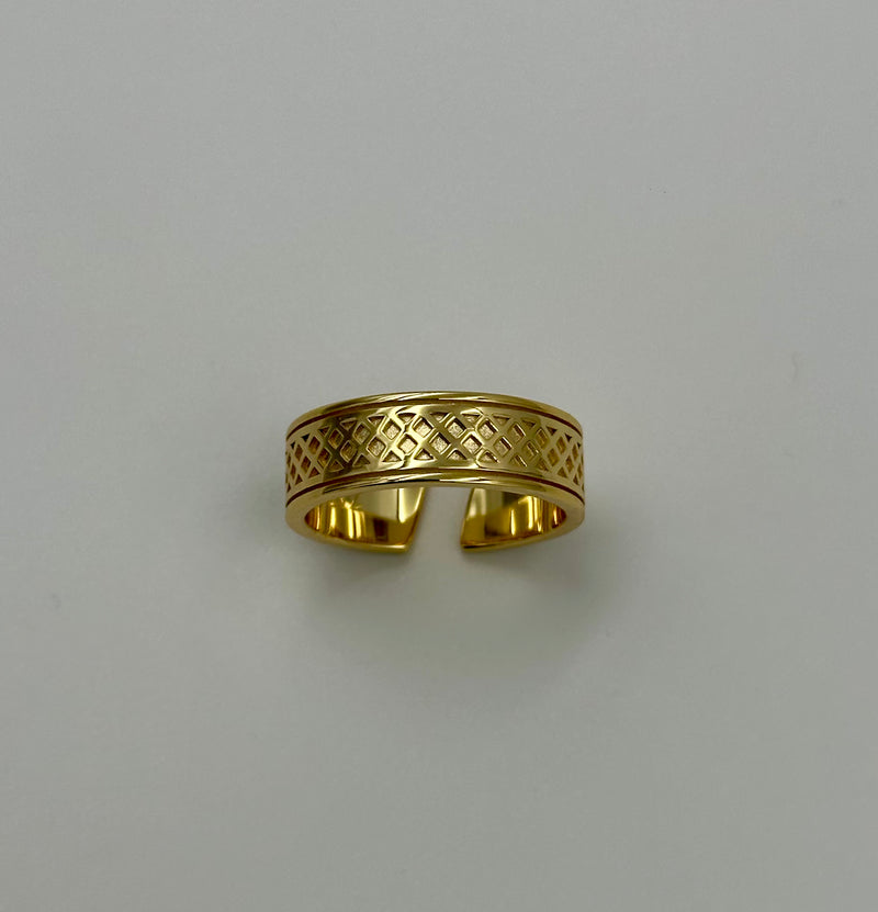 Grida - Woven Ring (Gold)