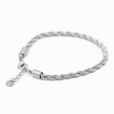 Corda - Rope Bracelet 4mm (Silver)