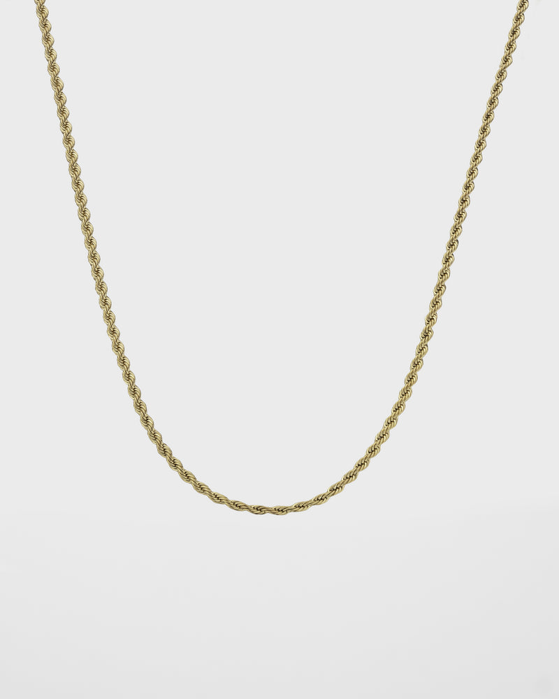 Corda - Rope Chain 2mm (Gold Plated)