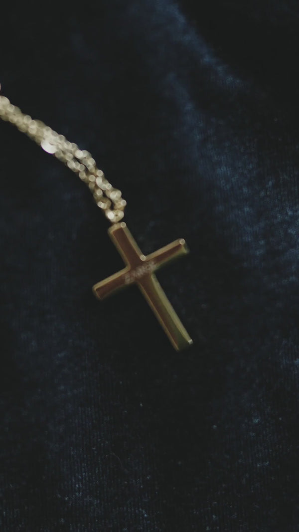 Croce - Cross Necklace (Gold Plated)