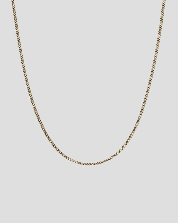 Cubano - Cuban Chain 3mm (Gold Plated)