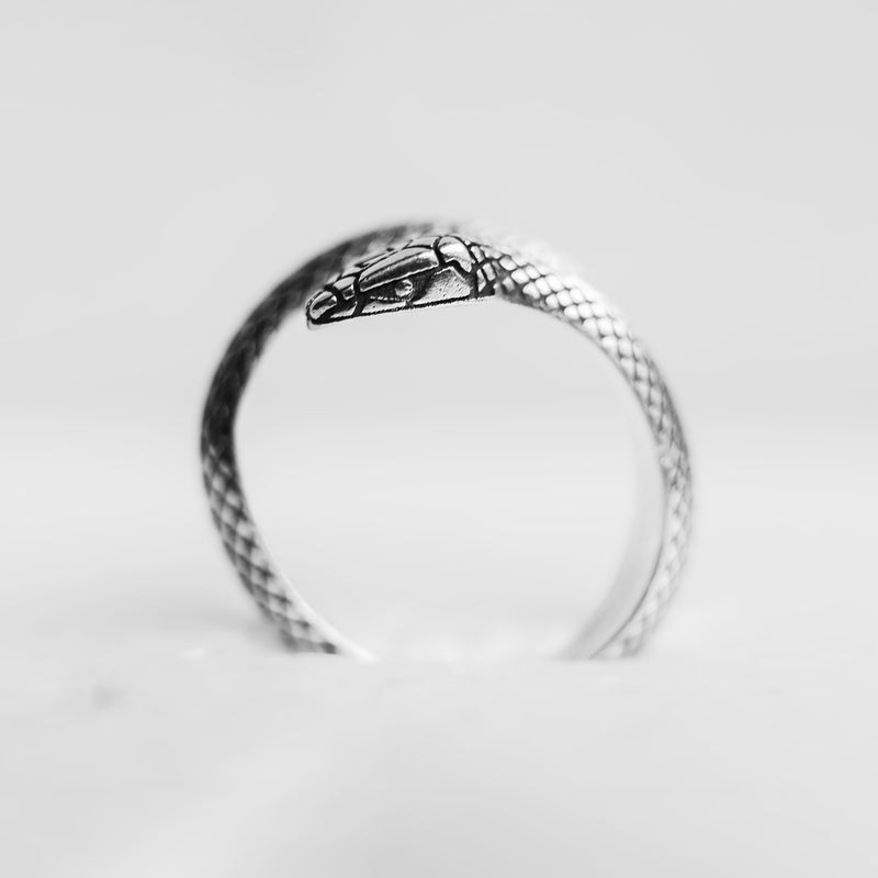 Serpentello - Lille Slange ring (Sølv)