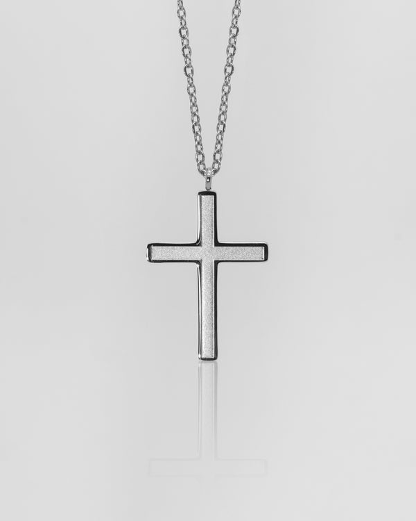 Croce - Cross Necklace (Silver)