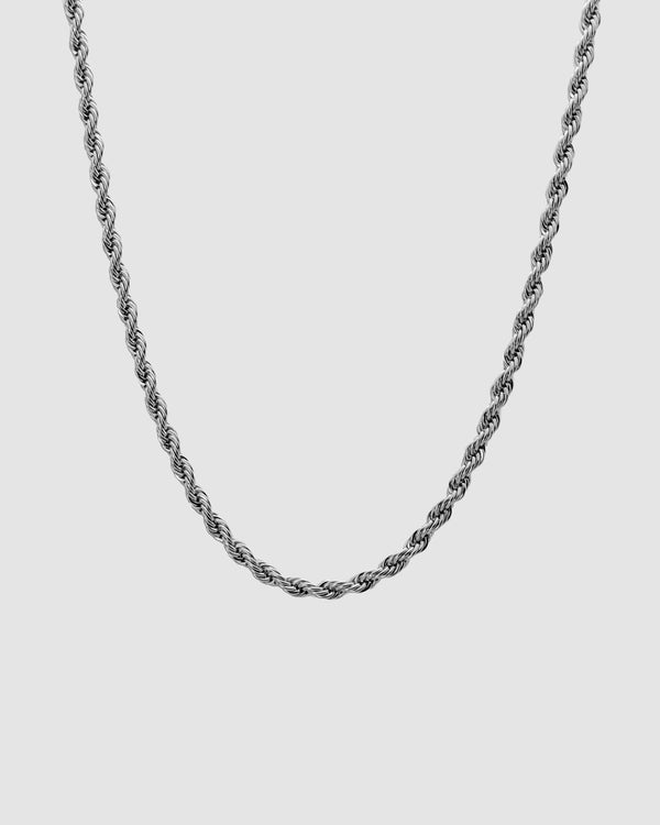 Corda - Rope Chain 4mm (Sølv)