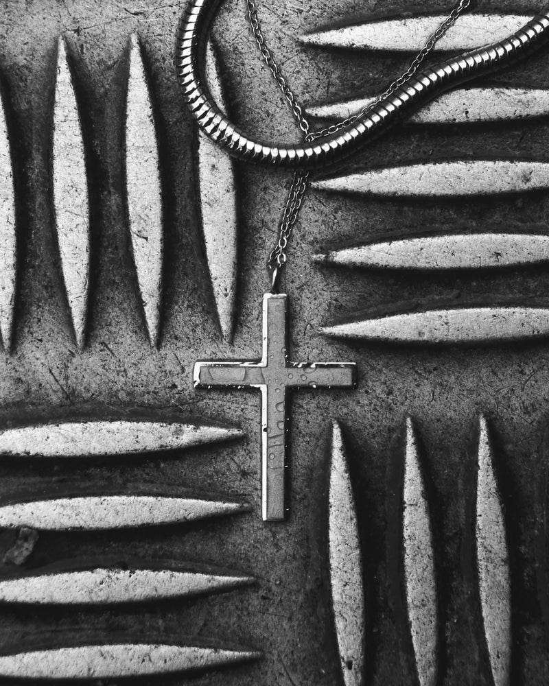 Croce - Cross Necklace (Silver)