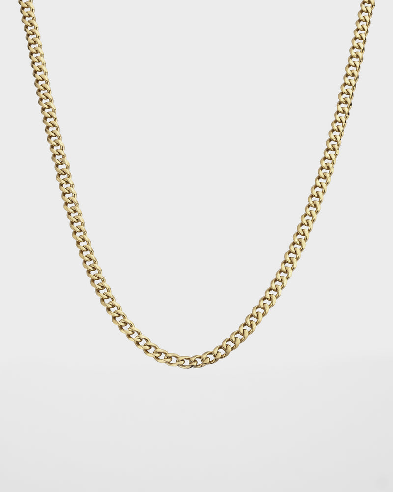 Cubano - Cuban Chain 5mm (Gold Plated)